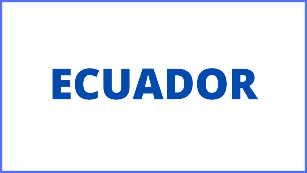 Ecuador - Modelos en PDF y WORD