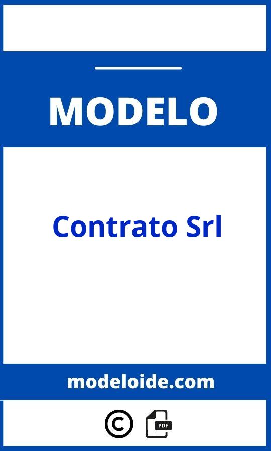 Modelo De Contrato Srl