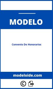 Modelo De Cobro De Honorarios Profesionales De Abogados WORD PDF Formato