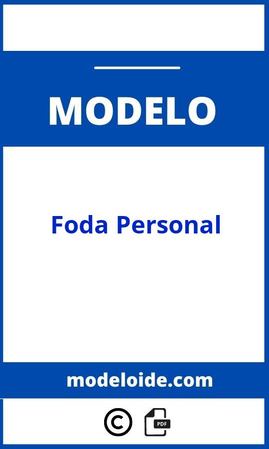 Modelo De Foda Personal