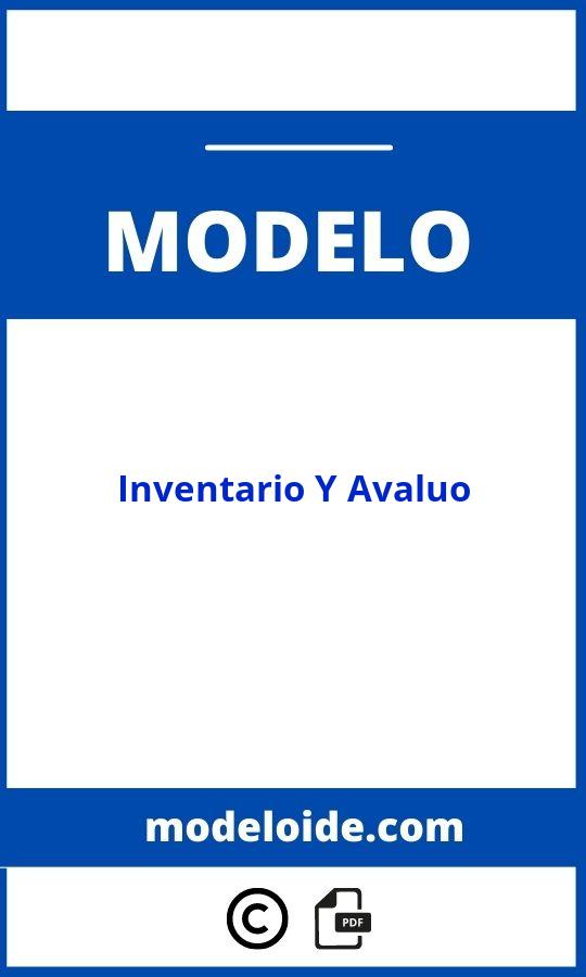 Modelo De Inventario Y Avaluo Pdf Formato Word 8377