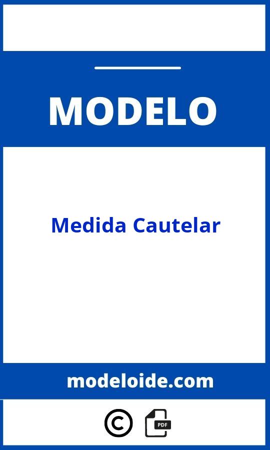 Modelo De Medida Cautelar